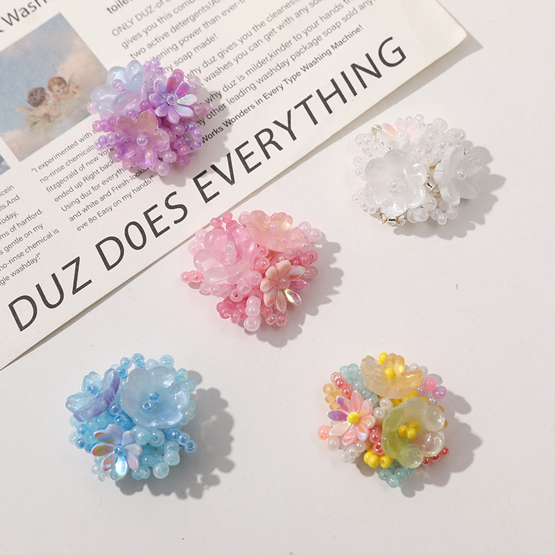 2pcs Crystal Flower Patches fo - Men Accessories Jewellery บทวิจารณ์และราคา
