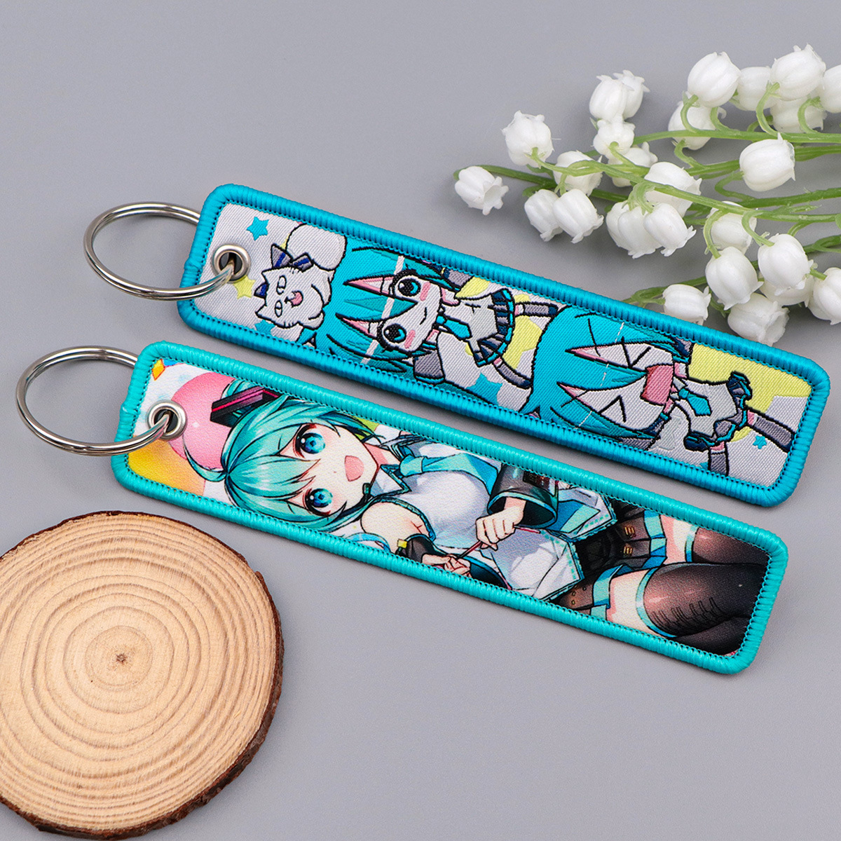 Anime Hatsune Miku Embroidery  - Men Accessories Sale บทวิจารณ์และราคา