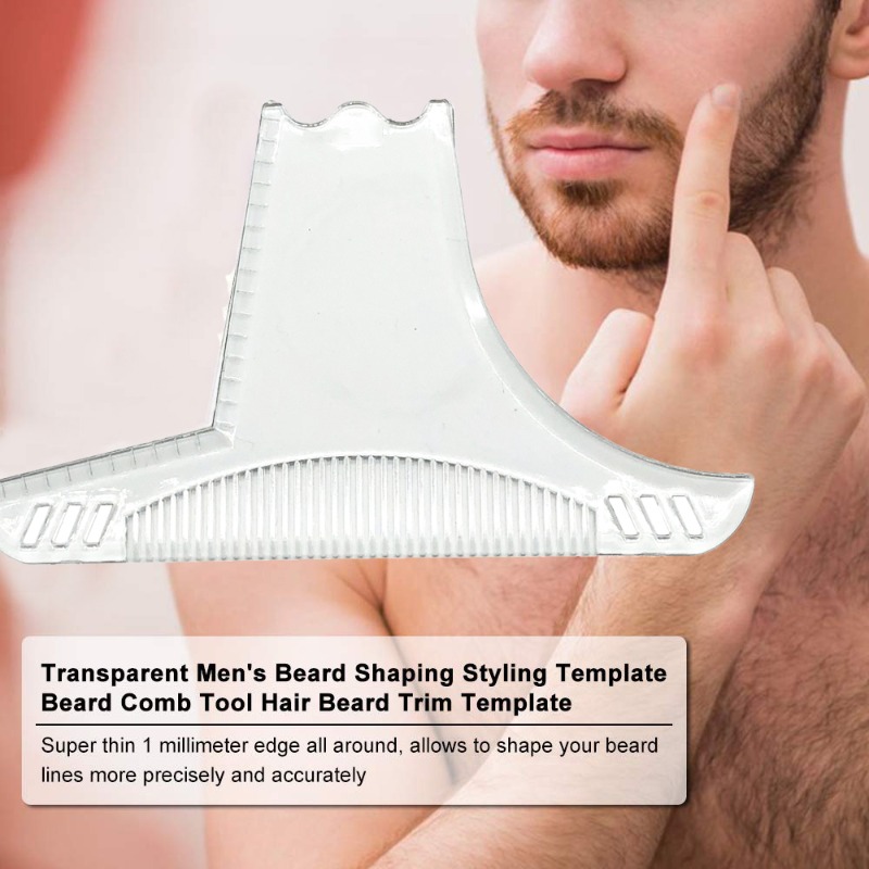 Man Beard Template Comb Rule S - Men Accessories Rule บทวิจารณ์และราคา