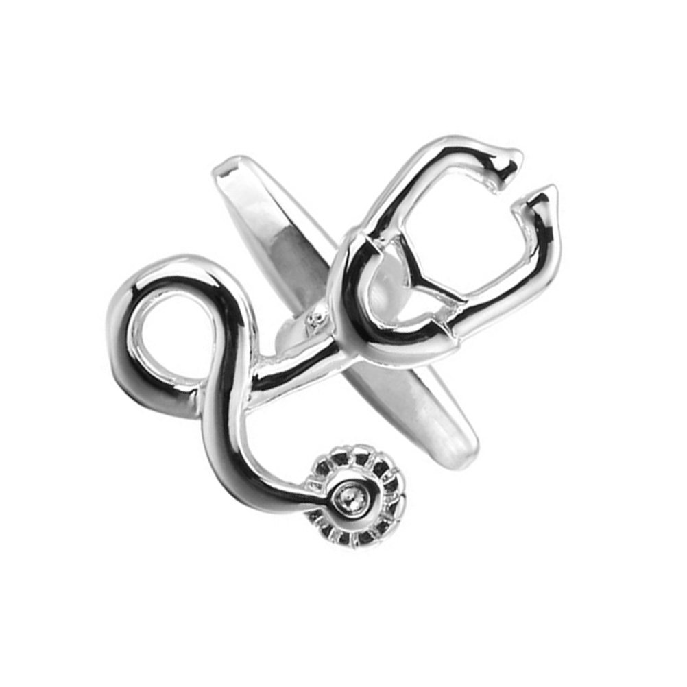 1Pair Silver Cufflinks Fine Cr - Men'S Accessories Gift Ideas บทวิจารณ์และราคา