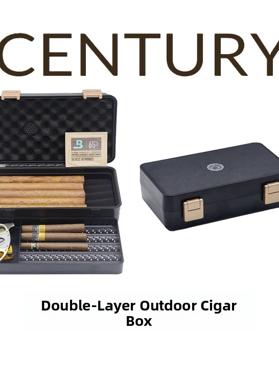 Portable Waterproof Cigar Box  - Cigar Cutter Set บทวิจารณ์และราคา