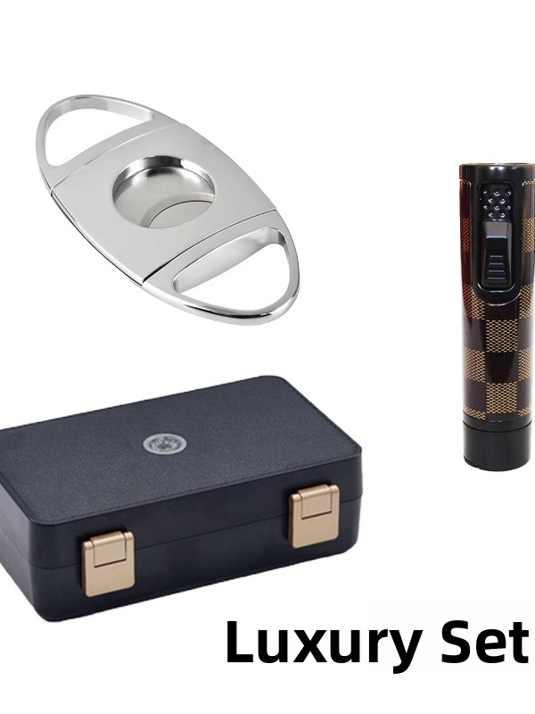 Portable Waterproof Cigar Box  - Cigar Cutter Set บทวิจารณ์และราคา